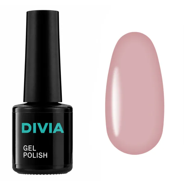 Гель-лак кольоровий Divia Nude Story NS030 Rosy Cozy (пильно-бузковий) Di1233, 8 мл