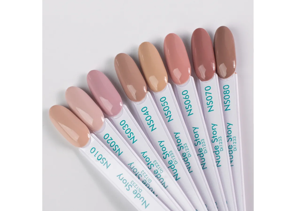 Гель-лак кольоровий Divia Nude Story NS040 Pink Wink (сіро-коричневий) Di1233, 8 мл - Фото 6