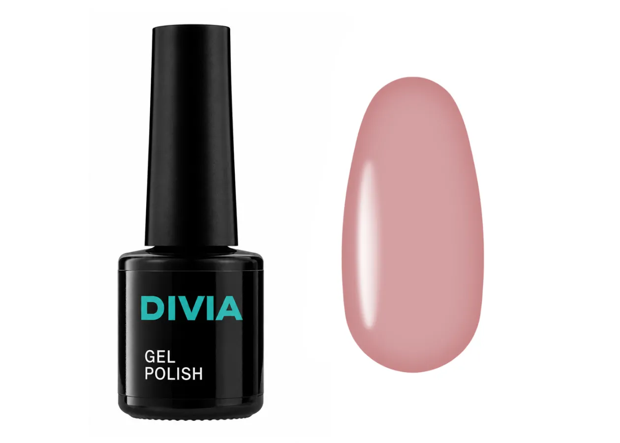 Гель-лак кольоровий Divia Nude Story NS070 Nude Mood (пильно-рожево-коричневий) Di1233, 8 мл