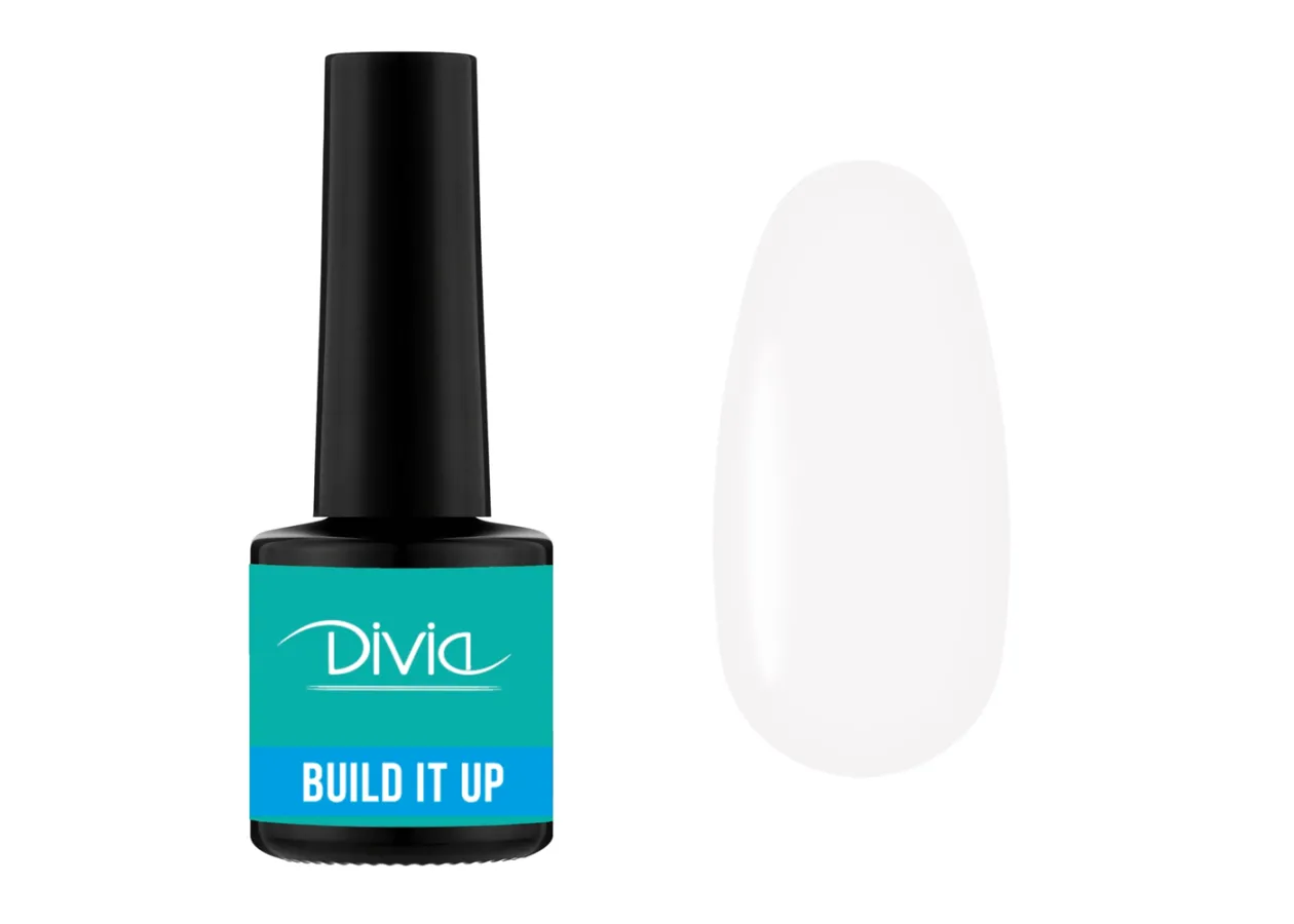 Гель рідкий для укріплення Divia Build It Up Gel BU04 Cinderella (молочний) Di1001 (8 мл)