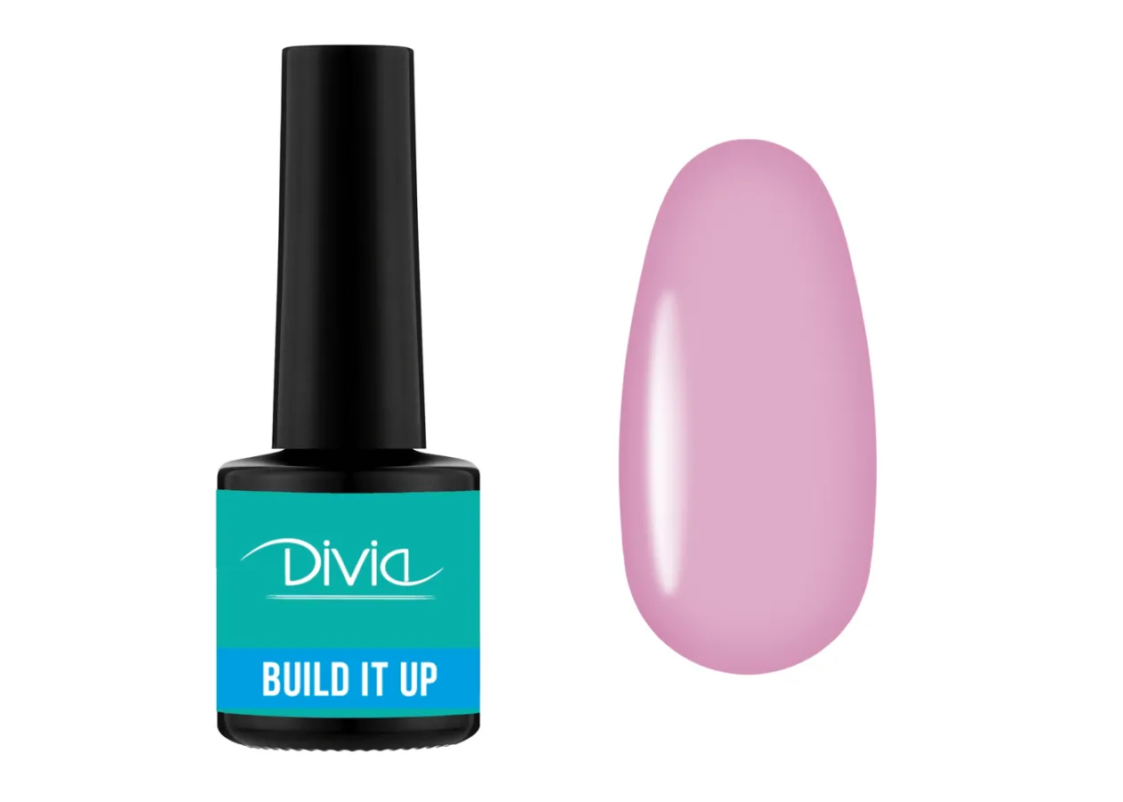 Гель рідкий для укріплення Divia Build It Up Gel BU03 Cover Pink (холодний рожевий) Di1001 (8 мл)