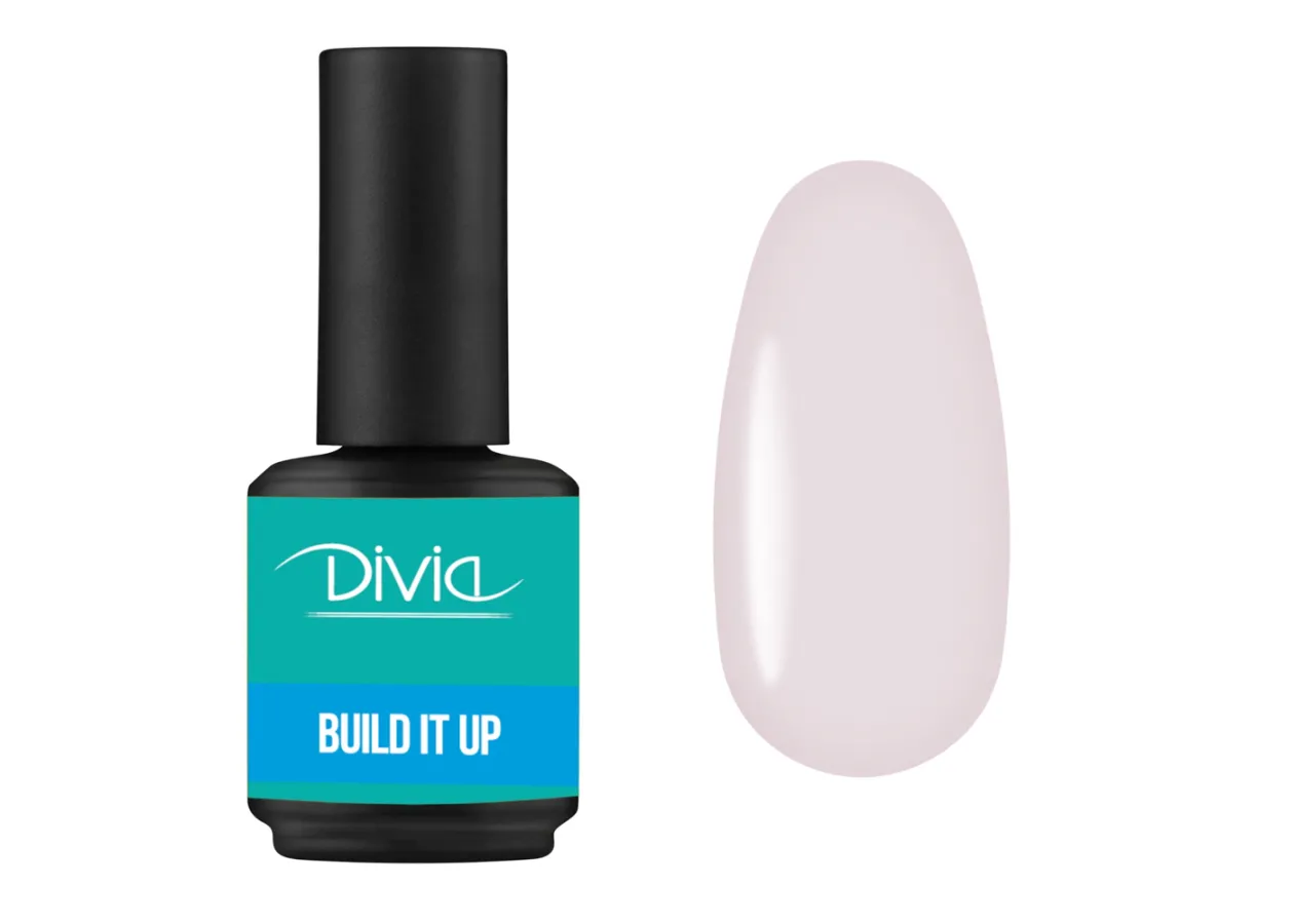Гель рідкий Divia Build It Up Gel BU17 Pale Pink (пудрово-рожевий) Di1002 (15 мл)